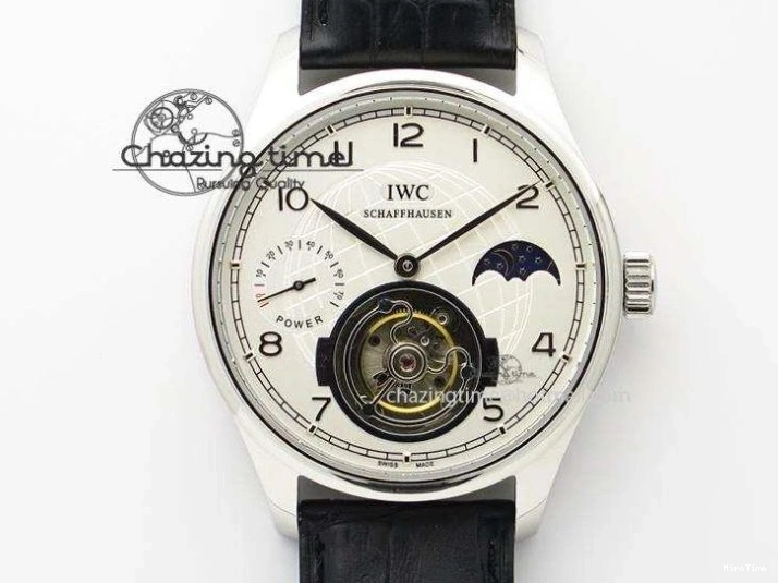 MIROTIME 0212 Portuguese Real PR Real Annual Calendar IW503510 ZF 1:1 Best Edition Green Dial on Black Leather Strap A QuickDry 7097